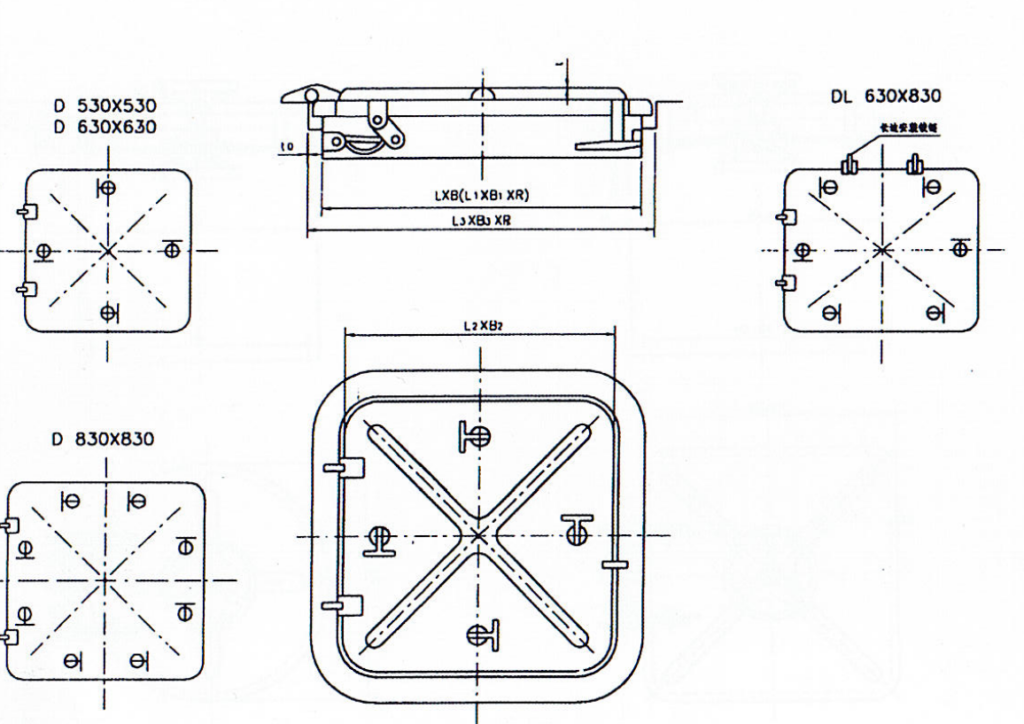 Hatch Cover Weathertightness Marine Steel/Aluminum Hatch cover in ship